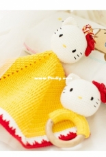 New Mommy Handmade DIY - Su Su Jie Jia - Susans Family - A210 - New Born Soothing Set - Hello Kitty - Chinese - Free
