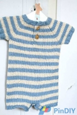 Rhino Romper by Laura Savastinuk/ Rhino Knits-Free
