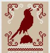 Oiseau Sampler by Isabelle Vautier