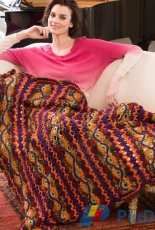 Red Heart - Tammy Hildebrand - LW4293 Lacy Fall Throw - Free