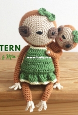 Manuska Crochet - Orsi Farkasvolgyi - Olivia and baby Mia