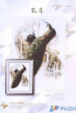 I Love CrossStitch ILCS ZXL-012 - Pavo Muticus