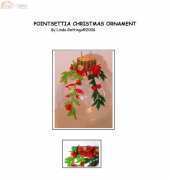 Linda Getting Poinsettia Christmas Ornament