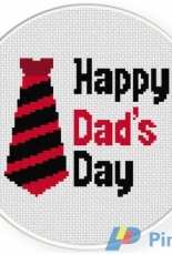Daily Cross Stitch - Happy Dads Day