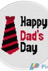 Daily Cross Stitch - Happy Dads Day