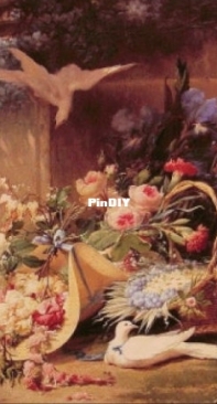 Golden Kite GK972 - Elegant Still Life with Flowers