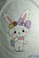 Rabbit with a bow