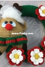 Lisa Kingsley Designs - Lisa Kingsley - Reindeer Wreath