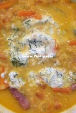 Soup with red lentil