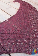 Improv Shawl by Caren Elise Camblin /Radioactive Rabbit-English-Free