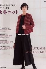 Saita Mook Autumn Winter Knit 2018-19 - Japanese