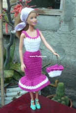 Maguinda Bolsón - Fatima dress and bag set for dolls
