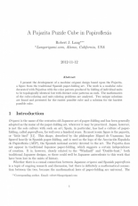 A Pajarita Puzzle Cube in Papiroflexia - Robert J. Lang