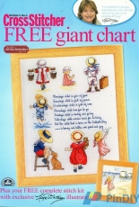Mondays Child Sampler by All Our Yesterdays AOY from Cross Stitcher 164 XSD