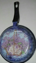 Decoupage lilac