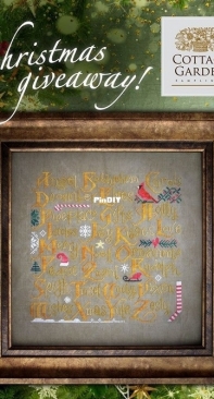 Cottage Garden Samplings CSG-1030 Christmas Sampler PCS + XSD