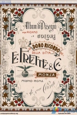 Album di Disegni per Ricamo-E.Frette-Italian