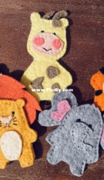 Finger puppet Safari animals