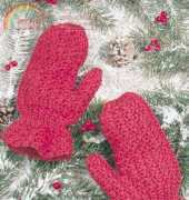 Crochet Digest Magazine- Winter Mittens by Linda May Rude - Free