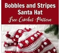 Crochet For You - Erangi Udeshika - Bobbles and Stripes Santa Hat  - Free