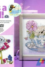 Bubble & Squeak - Heres A Cupful by Sarah Bengry from Quick & Easy Cross Stitch 113 XSD