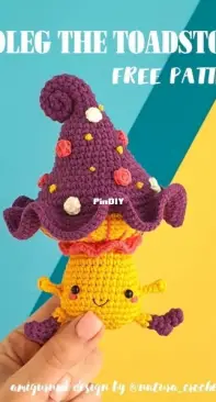 Natura Crochet - Natasha Tishchenko - Oleg the Toadstool - free