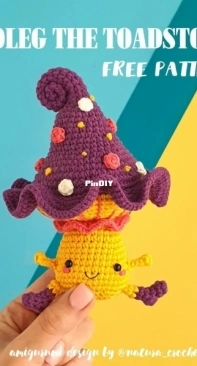 Natura Crochet - Natasha Tishchenko - Oleg the Toadstool - free