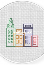 Daily Cross Stitch - Building Lines