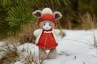 Woolwear Toys- Nataliia Lavrenova- Bunny in a Dress