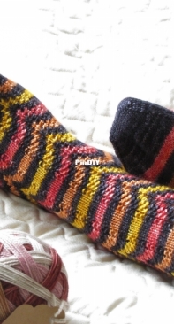 Dawn and Dusk Socks by Debbie Ford-Free