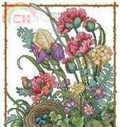 Grandmas Flowers from Leisure Arts 3754 The Best of Barbara Baatz-Hillman