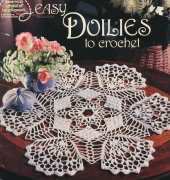 American School of Needlework 1093 Easy Doilies to Crochet by Rita Weiss