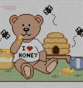 Artecy Cross Stitch - Bees Teddy