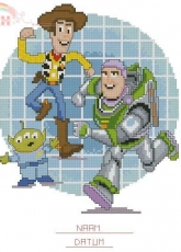 Vervaco 70.902 PN-0014964 Toy Story Birth Record PCS