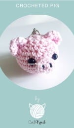 Catknit - Catharina U - Crocheted Pig - Free