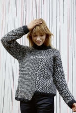 PTO-006-02 Lang Yarns Lusso Sweater - Dutch, English, French, German