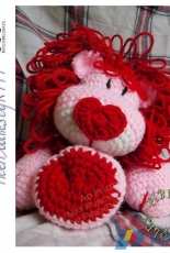 Fiber Doodles - K4TT - Valentine Lion
