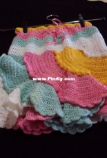 spiral crochet skirt