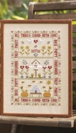 Love Grows - Garden Sampler by The Historical Sampler Company from Cross Stitch Gold 126 XSD