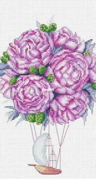 Airy peonies by Natalia Pivtsaeva