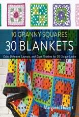 10 Granny Squares 30 Blankets - Margaret Hubert