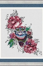 Flower Owl by Nadezhda Kazarina XSD