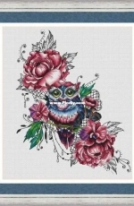 Flower Owl by Nadezhda Kazarina XSD