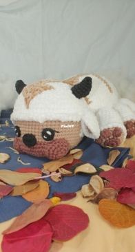 Amigurumi Manaus - Danea Dorneles - Appa the flying bison - Appa o bisão voador - Portuguese