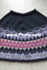 Morkrid Poncho by Ellen Susanne