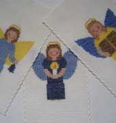 my cross stitch angels