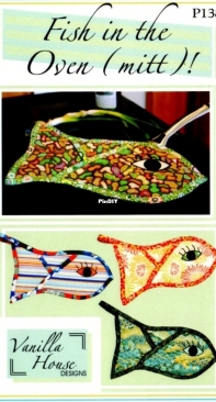 Vanilla House Designs P138 Fish in the Oven mitt