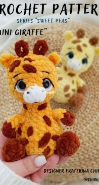 Chirka toys - Ekaterina Chirkova - Sweet Peas - Mini Giraffe