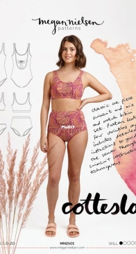 Megan Nielsen Patterns - Cottesloe Swimsuit & Bikini Set - Size 0-20