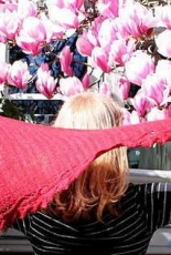 Cashmere Kätzchen (Kitten) Shawl by Annette Caughman/ Happy Knits